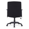 Alera Office Chair, Fabric, T-Bar, Black 12010-03B